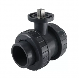 Двухходовой шаровый кран BPVC, G3/4, ПВХ