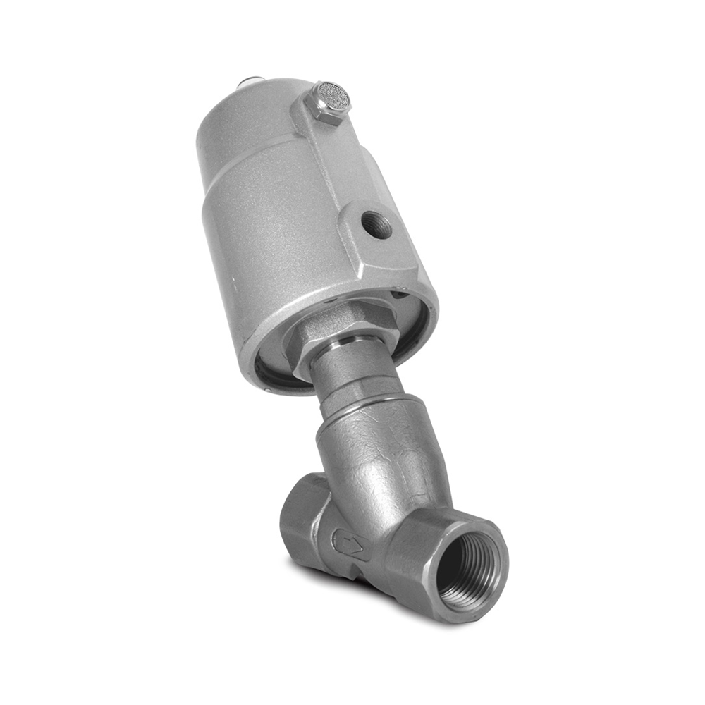 ASV-T-015-AL050 Клапан с пневмоуправлением, Dn15, резьба, НЗ